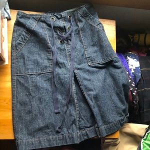 Gap Jeans denim skirt, size 0